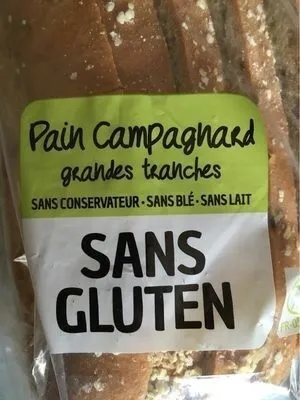 Pain campagnard grandes tranches sans gluten