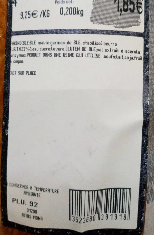 Torsade feuilletėe