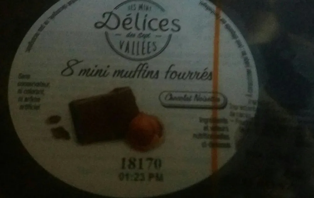 8 mini muffins fourrés