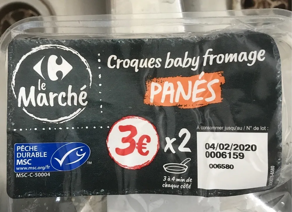 Croque baby fromage Panés