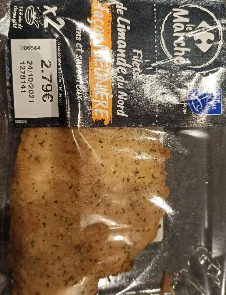 Filet de Limande du Nord Façon Meunière