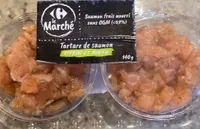 Tartare de saumon citron et aneth