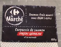 Carpaccio de saumon façon Gravlax et sa marinade
