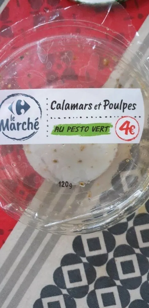Calamars et Poulpes au Pesto Vert