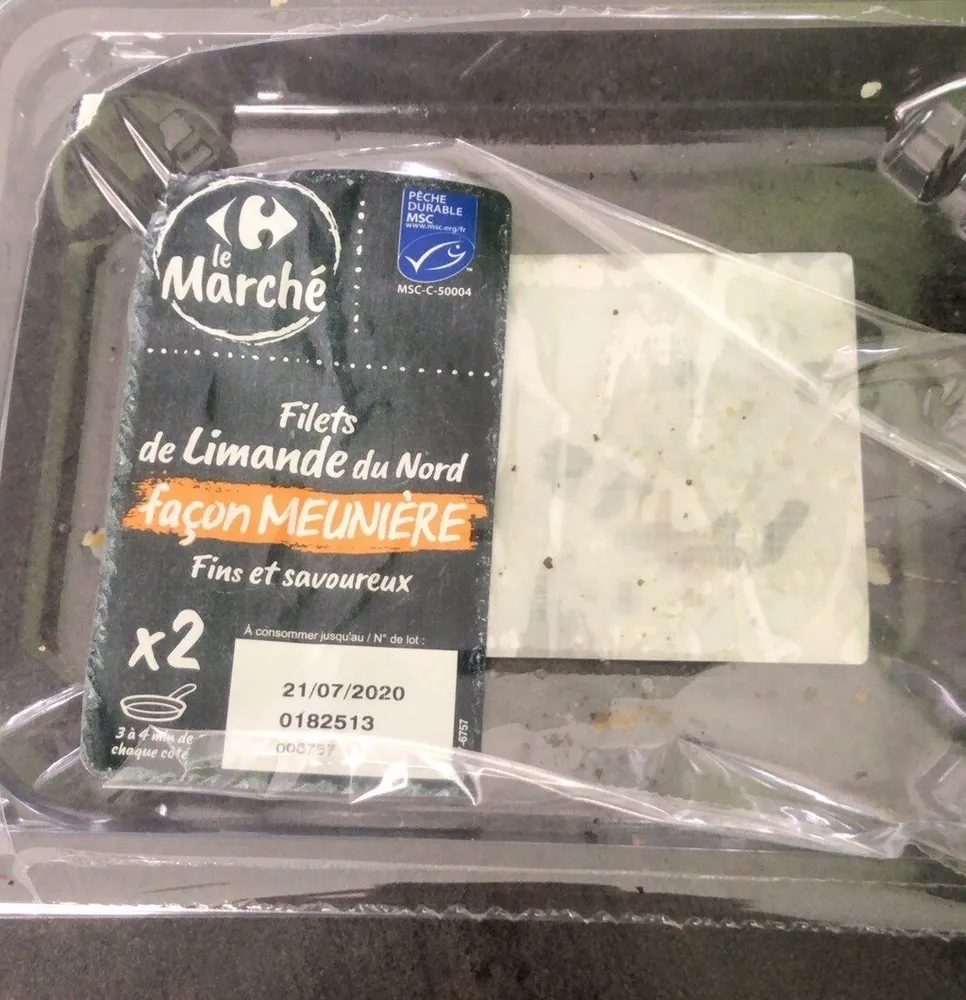Filets de limande du Nord façon meunière Fins et savoureux