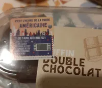 Muffin double chocolat