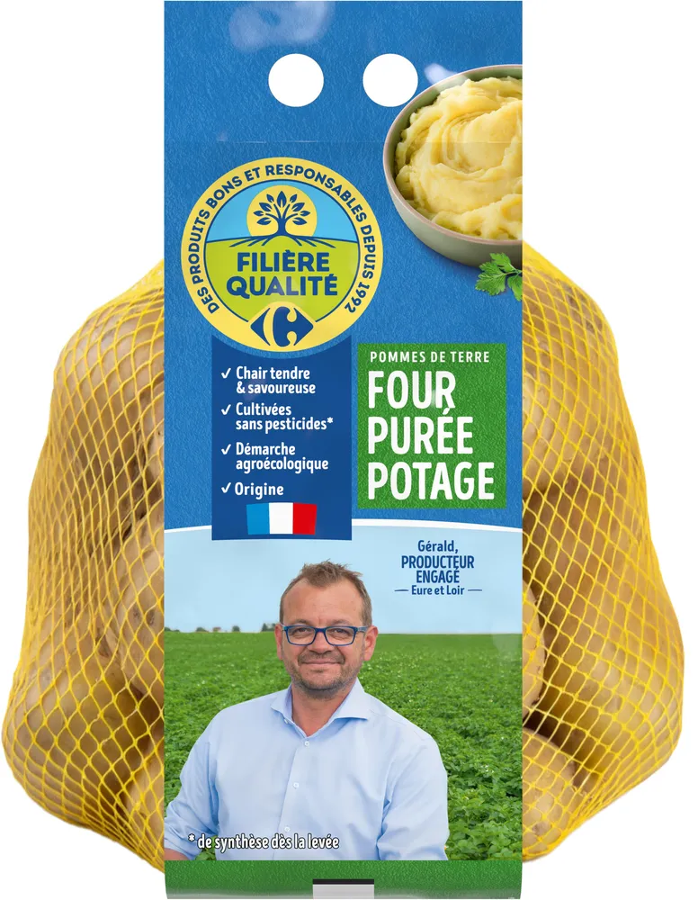 Pommes de terre four puree potage
