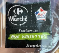 Saucisson sec aux noisettes