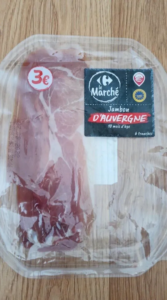 JAMBON d'Auvergne 10 mois d'âge