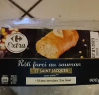 Rôti farci au saumon et Saint Jacques*