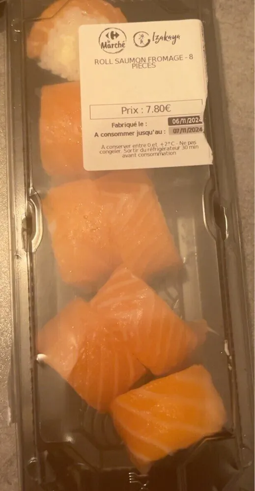 Roll saumon fromage