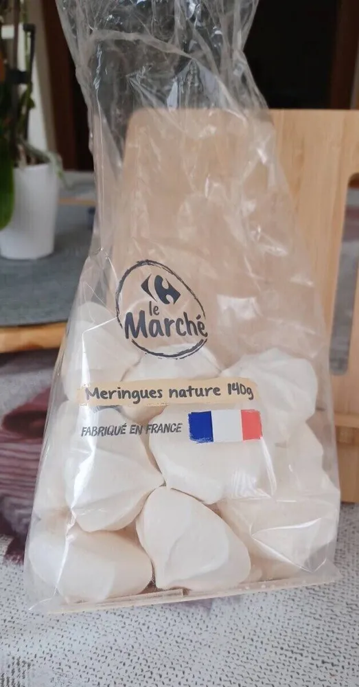 Meringues nature