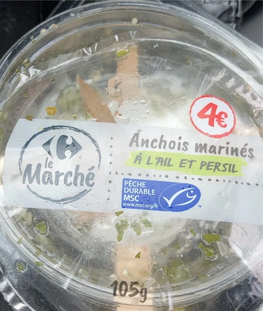 Anchois marinés