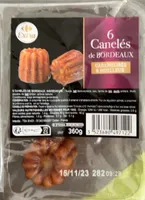 6 canelés de Bordeaux