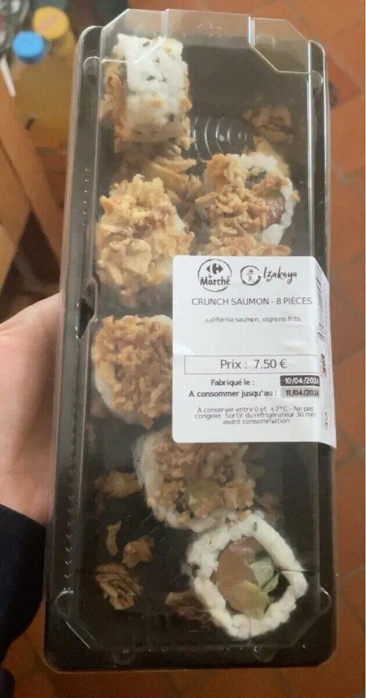 Crunch saumon 8 pieces