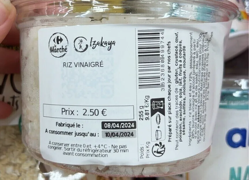 riz vinaigré