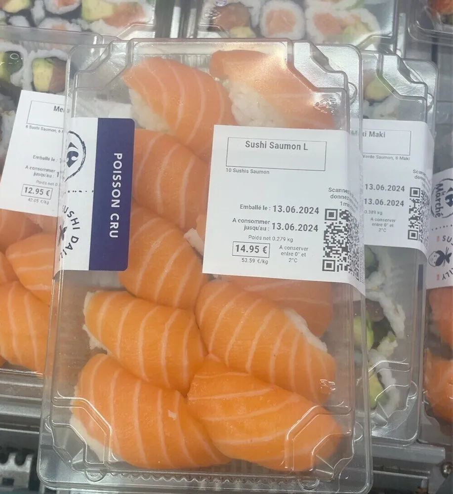 Sushi saumon