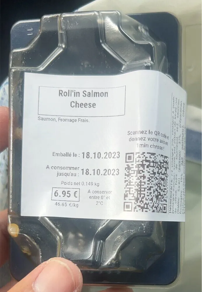 Roll’in salmon cheese