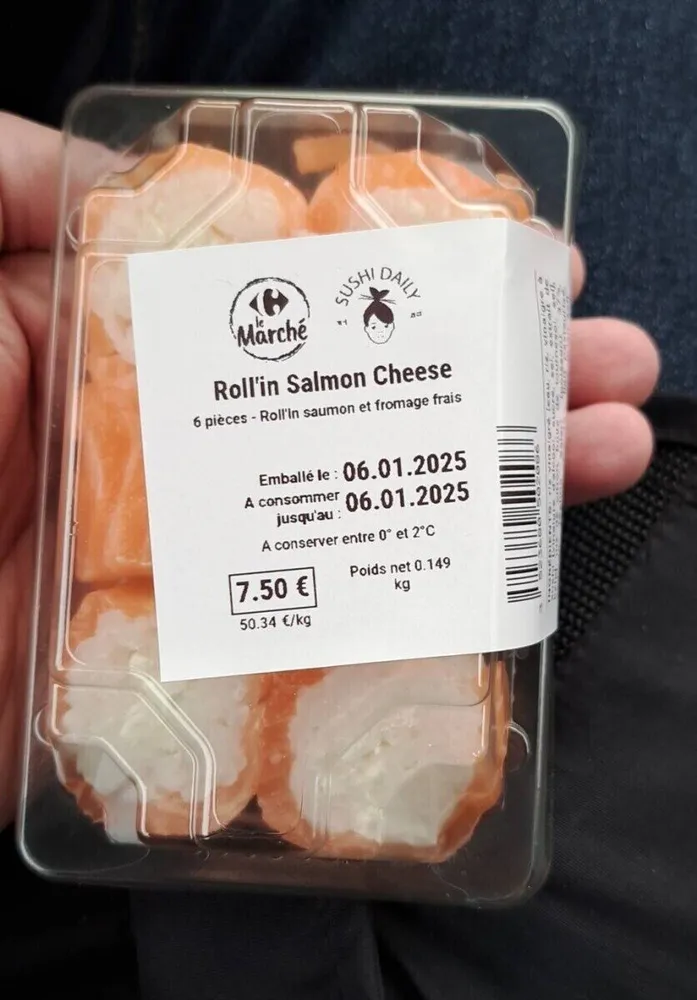 Roll’in Salmon Cheese