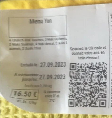 Menu yon