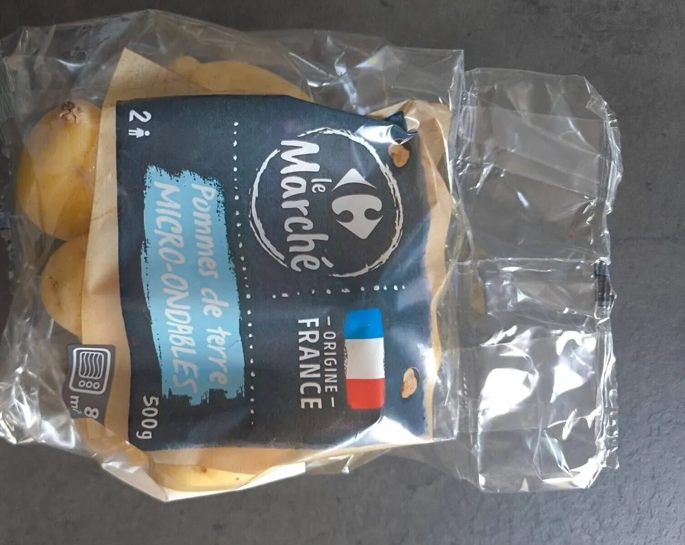 Pommes de terre micro-ondables