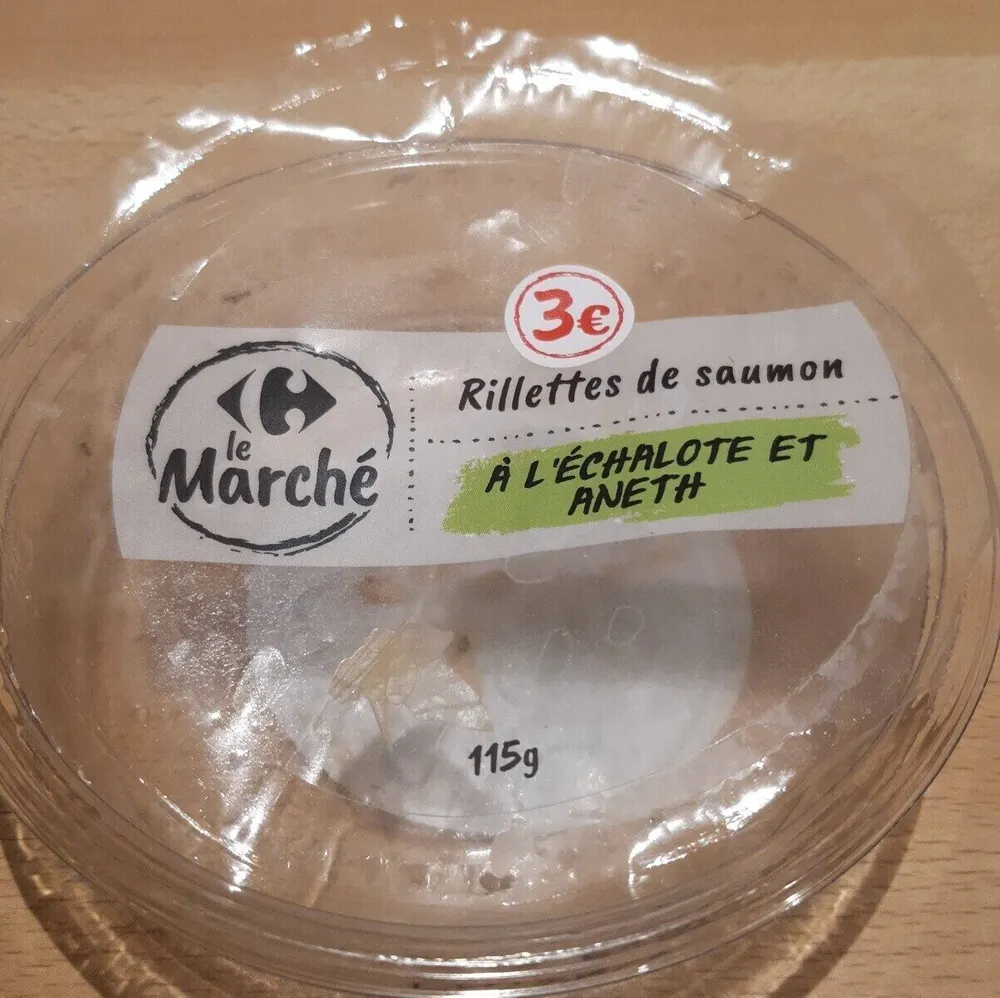 Rillettes de saumon A l'échalote et aneth