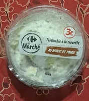 Tartinable à la crevette Au basilic et poivre