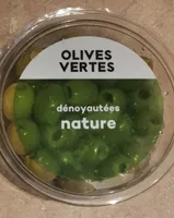 Olive verte dénoyautées