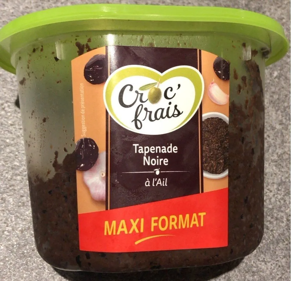 Tapenade noire, à l'ail