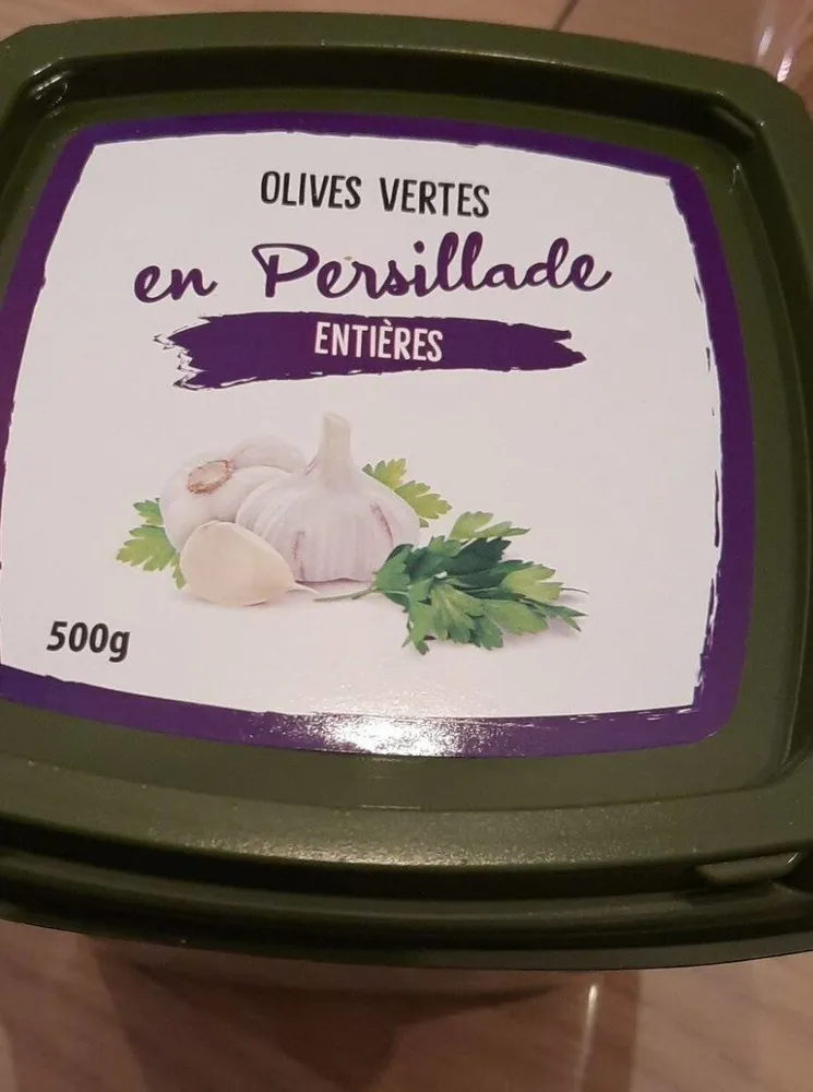 Olives vertes en persillade