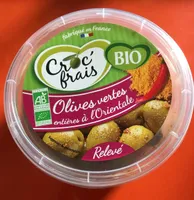 Olives vertes entières a l'Orientale