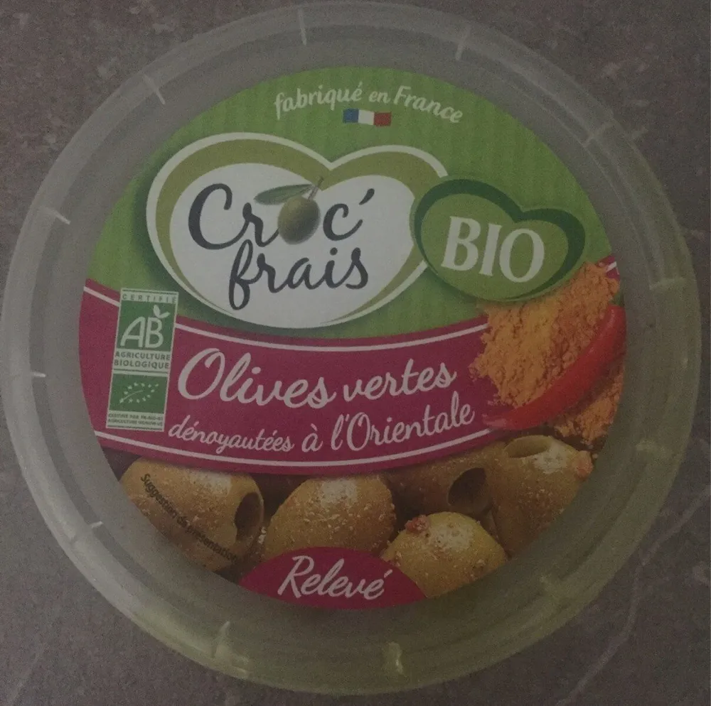 Olives vertes dénotautées à l'Orientale