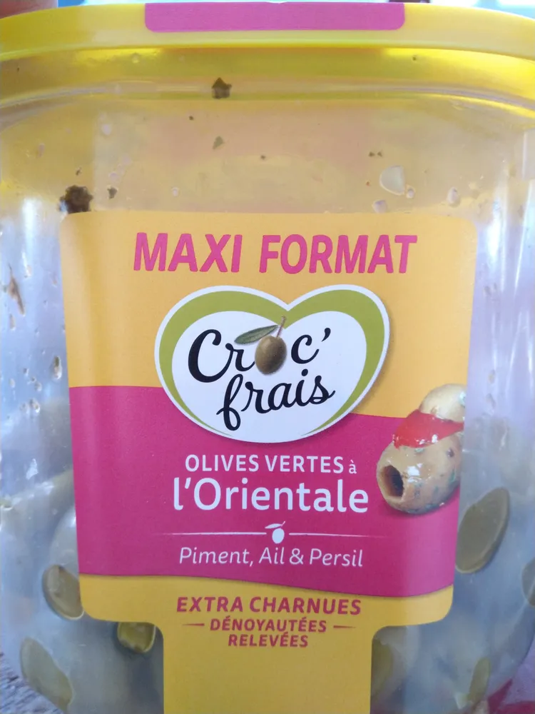 Olives vertes à l'Orientale