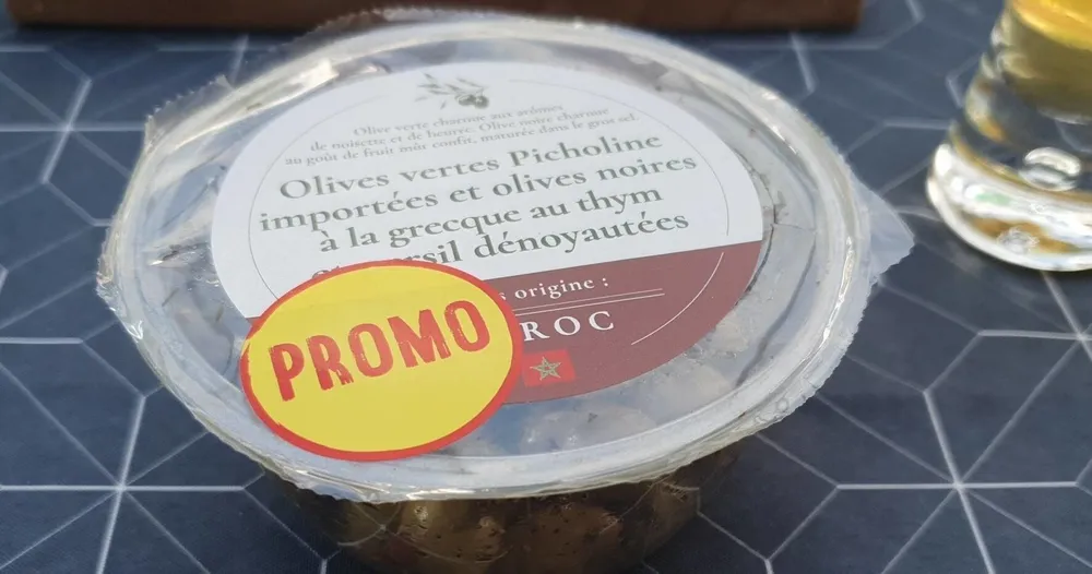 Olives verres et noires