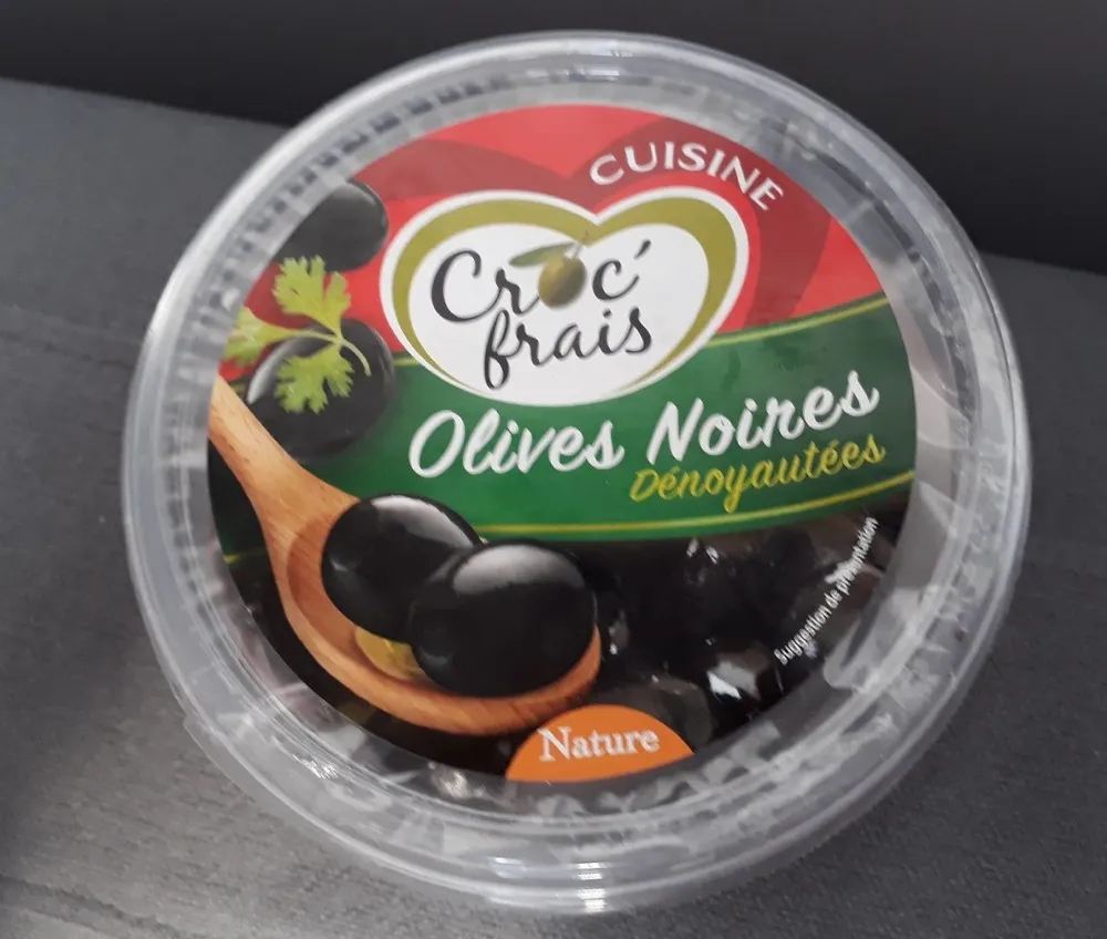 Olives noires dénoyautées
