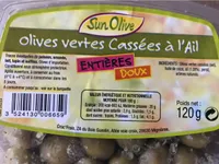 Olives Cassees A L'ail 120g