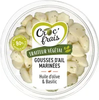 Gousses d’ail marinées