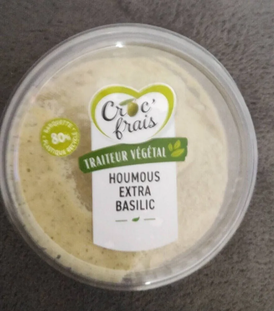 Houmous extra basilic