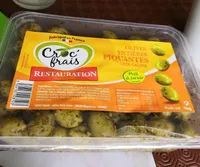 Olives entières piquantes