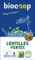 Lentilles vertes France