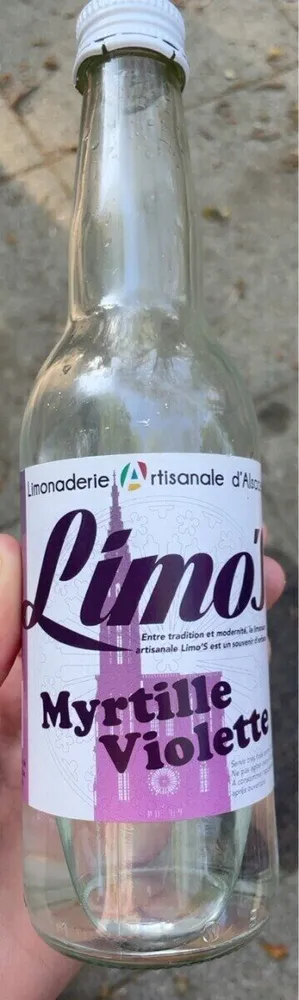 Limonade myrtille violette
