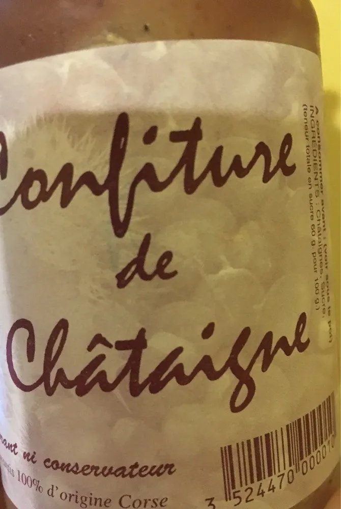 Confiture de chataigne
