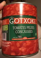 Tomates pelées concassées