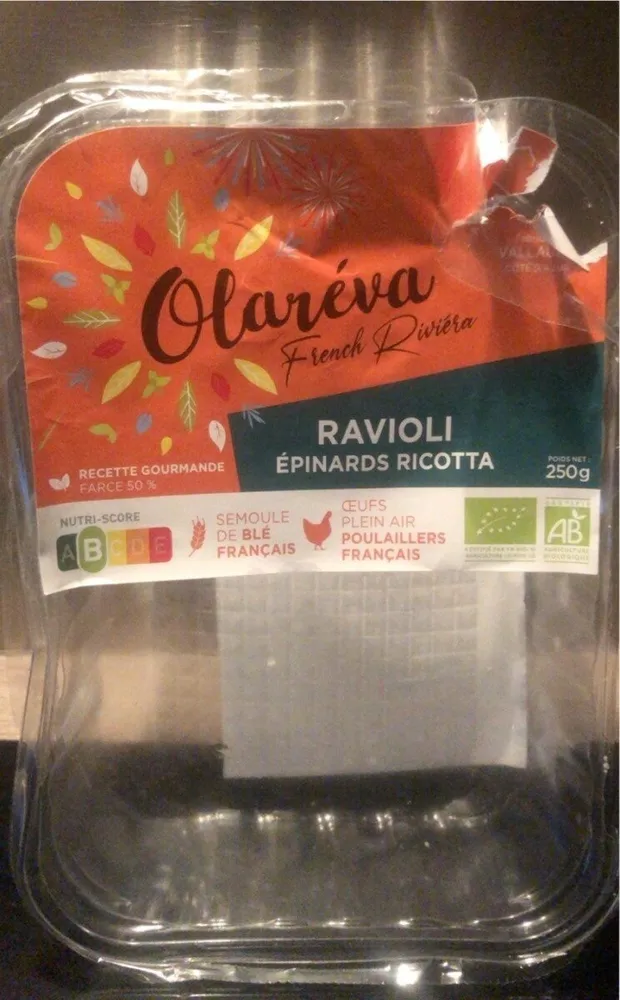 Ravioli épinards ricotta