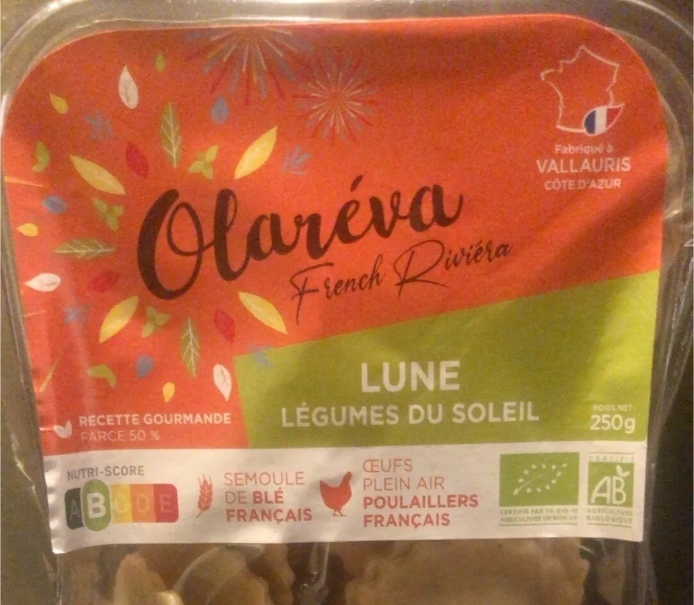 Lune legumes du soleil