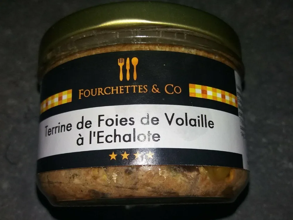 Terrine de Foies de Volaille à l'échalote