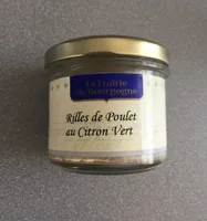 Rilles de poulet au citron vert