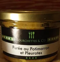Purée au potimarron et pleurotes