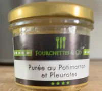 Purée au potimarron et pleurotes