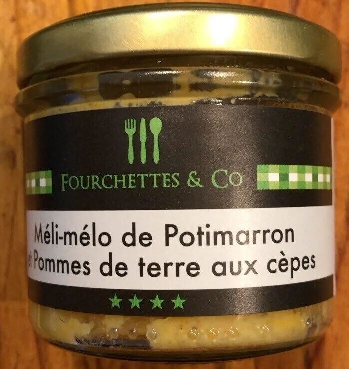 Meli-mélo de Potimaron et pommes de terre aux cepes